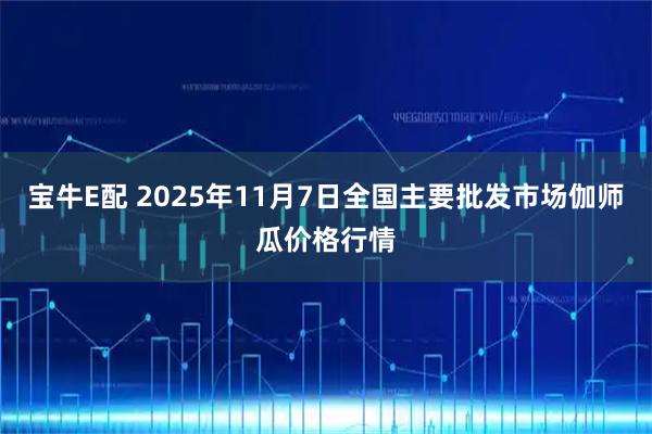 宝牛E配 2025年11月7日全国主要批发市场伽师瓜价格行情