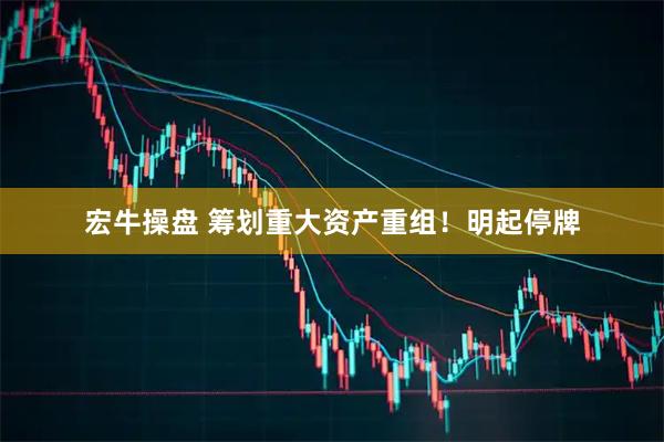 宏牛操盘 筹划重大资产重组！明起停牌